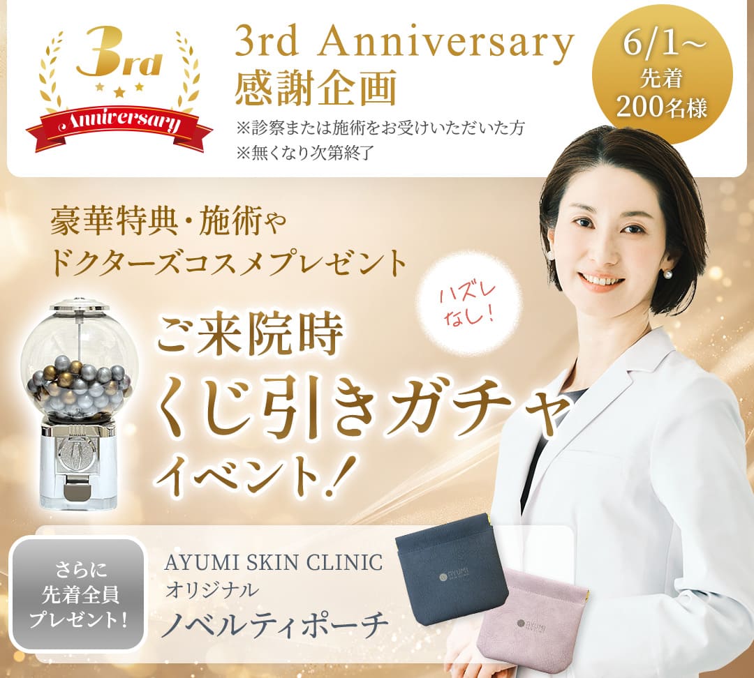 3rd Anniversary 感謝企画